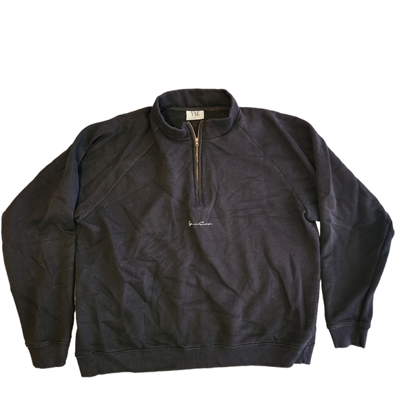 YAE You Are Enough Black Quarter Zip Pullover Sweatshirt Womens Size 3XL XXXL - Picture 1 of 11
